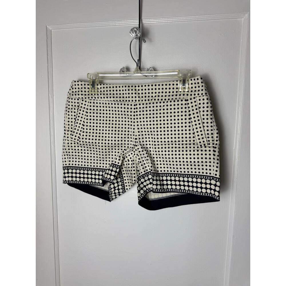 J. Crew Factory Stretch Polka Dot Chino Shorts Twee Hipster Minimalist Women's 4 - Picture 2 of 8